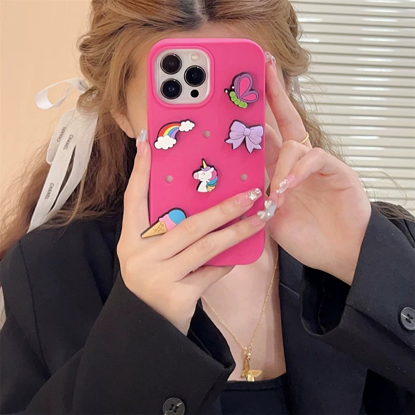 Pink Charms Phone Case