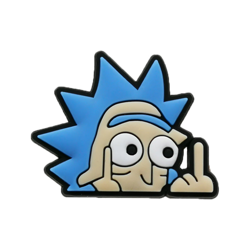 Rick Flipping You Off Charm