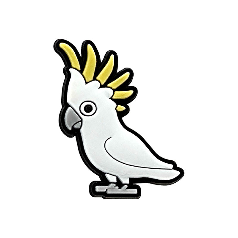 White Parrot Charm