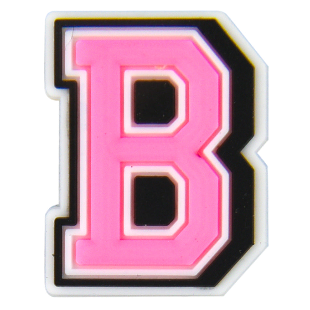 pink B charm