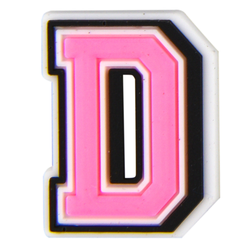 pink D charm