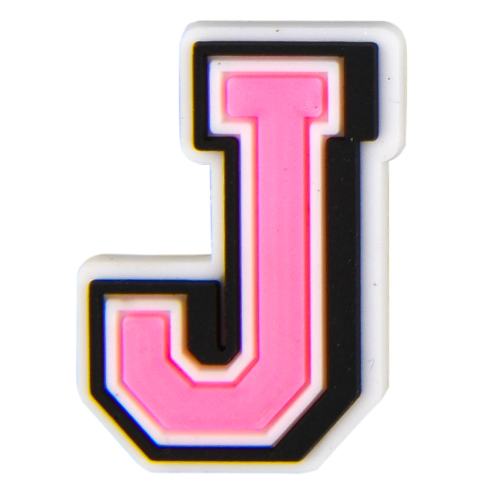 pink J charm
