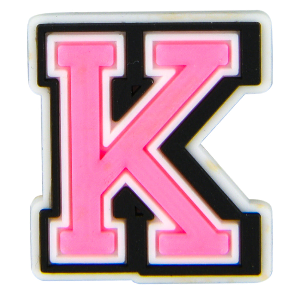 pink K charm