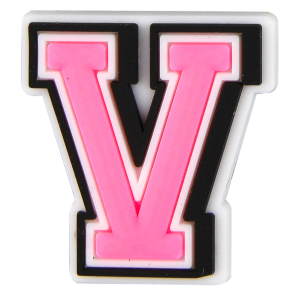 pink V charm
