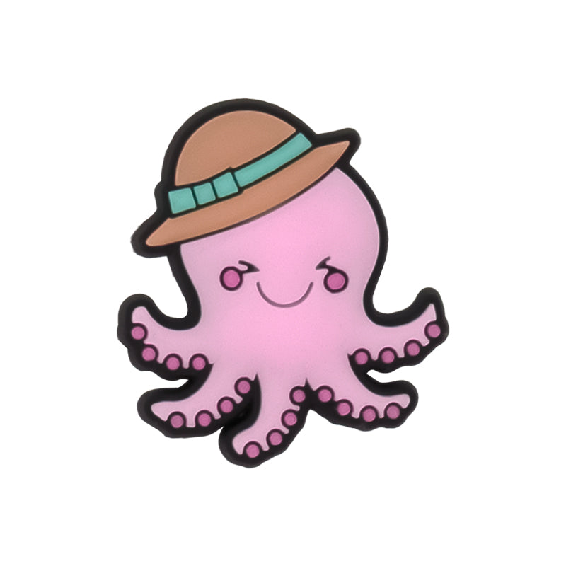 Octopus With A Hat Charm