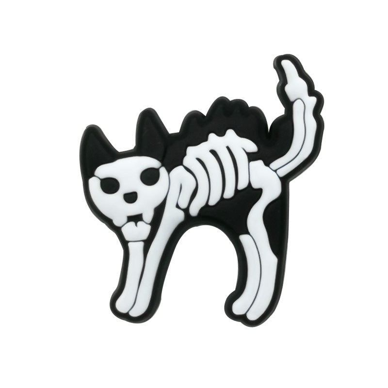 Skeleton Cat Charm