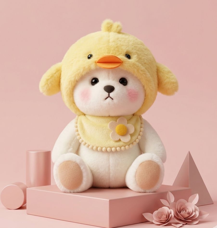 White Love Me Bear