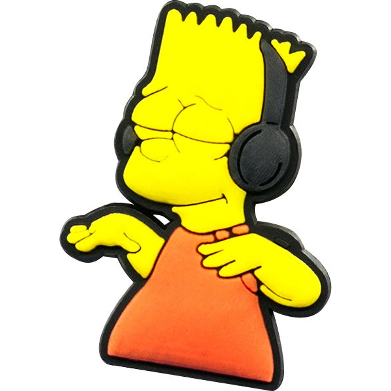 Bart Simpson Listening To Music Charm
