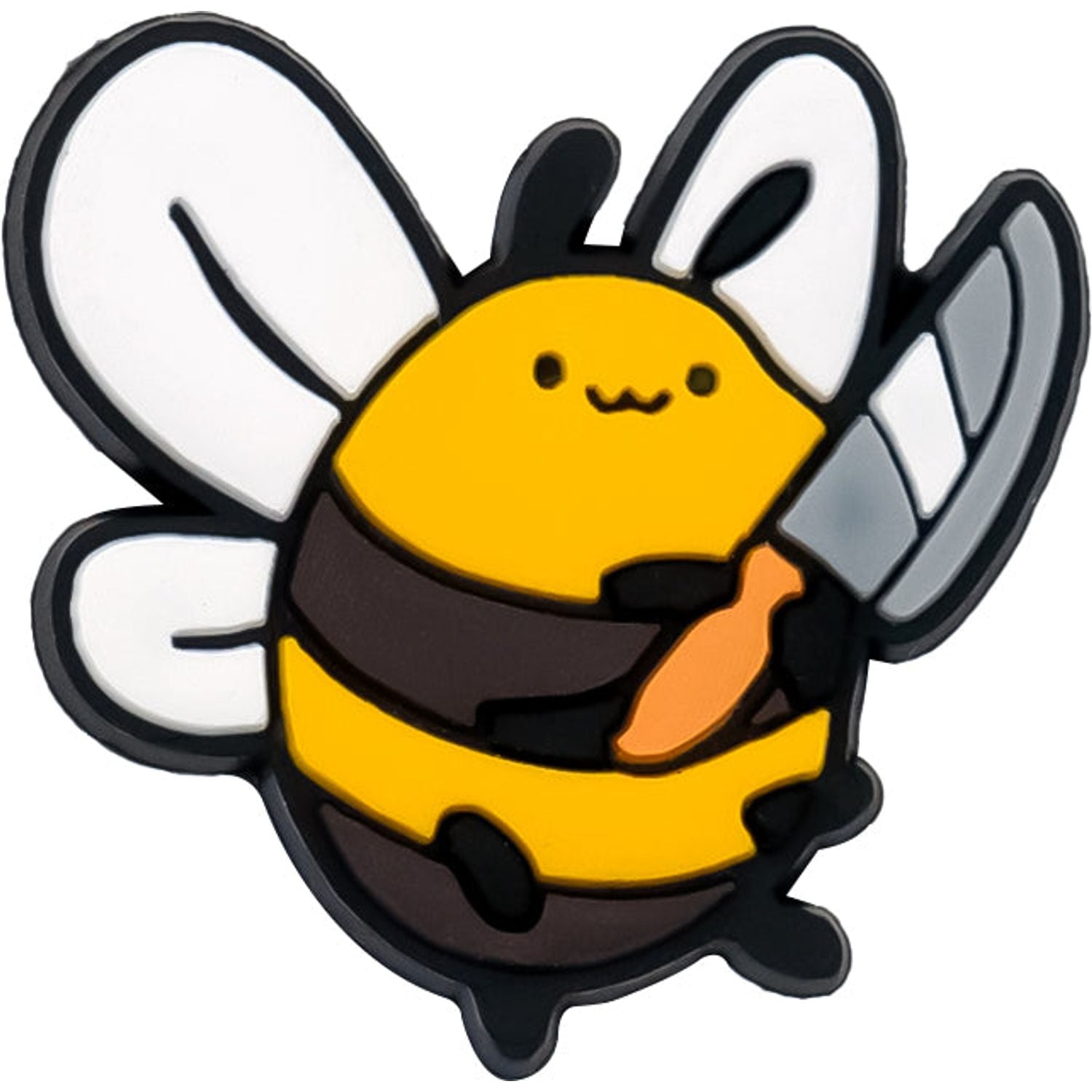 Bee Holding A Knife Charm