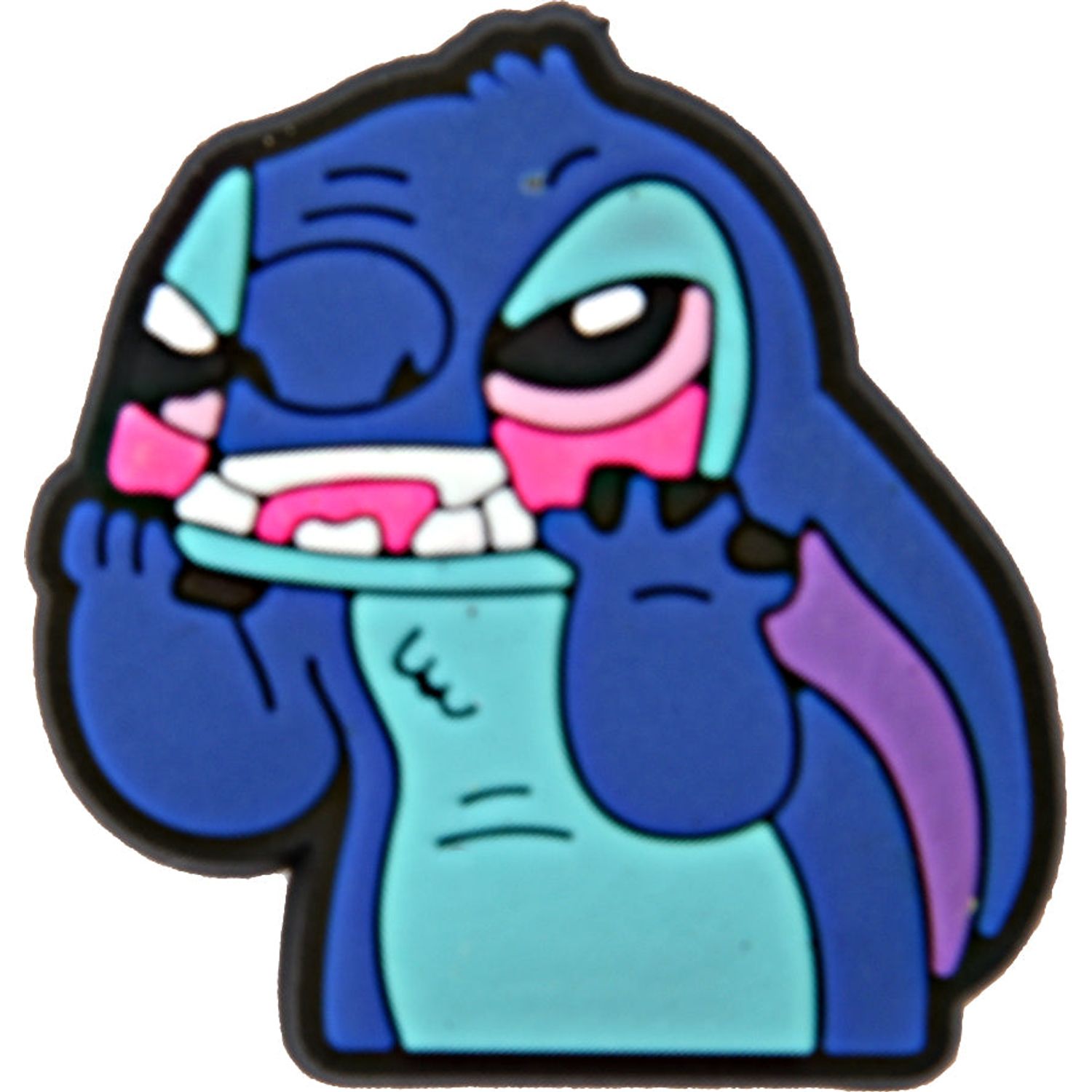 Frustrated Angry Stitch Charm