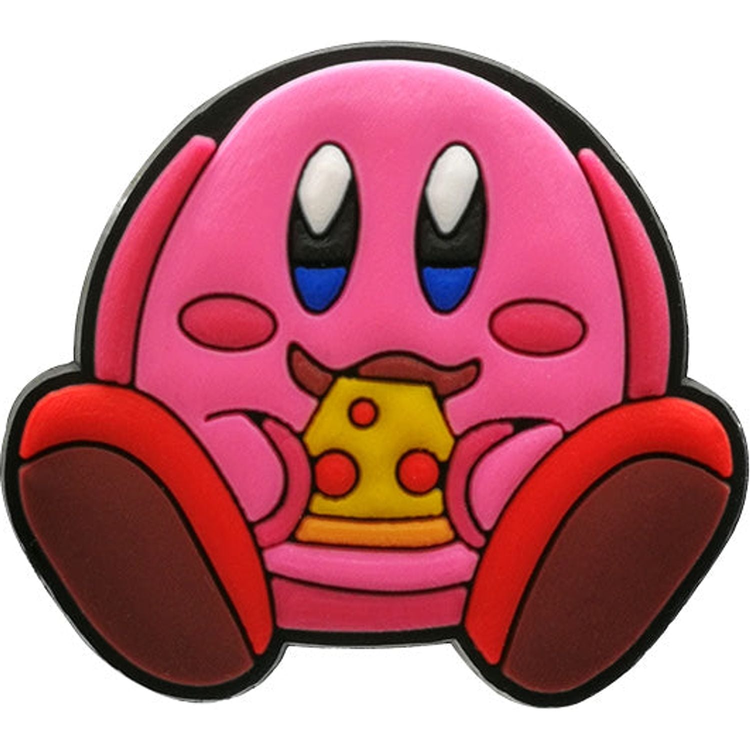 Kirby Eating Pizza Charm