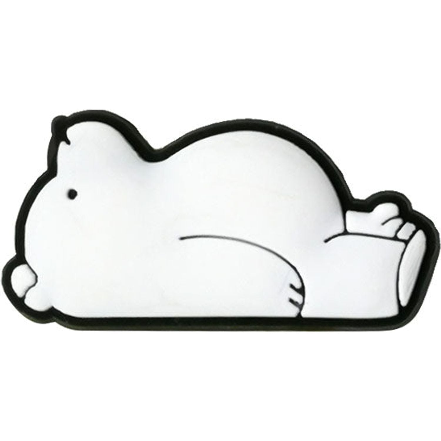 Laying White Bear Charm