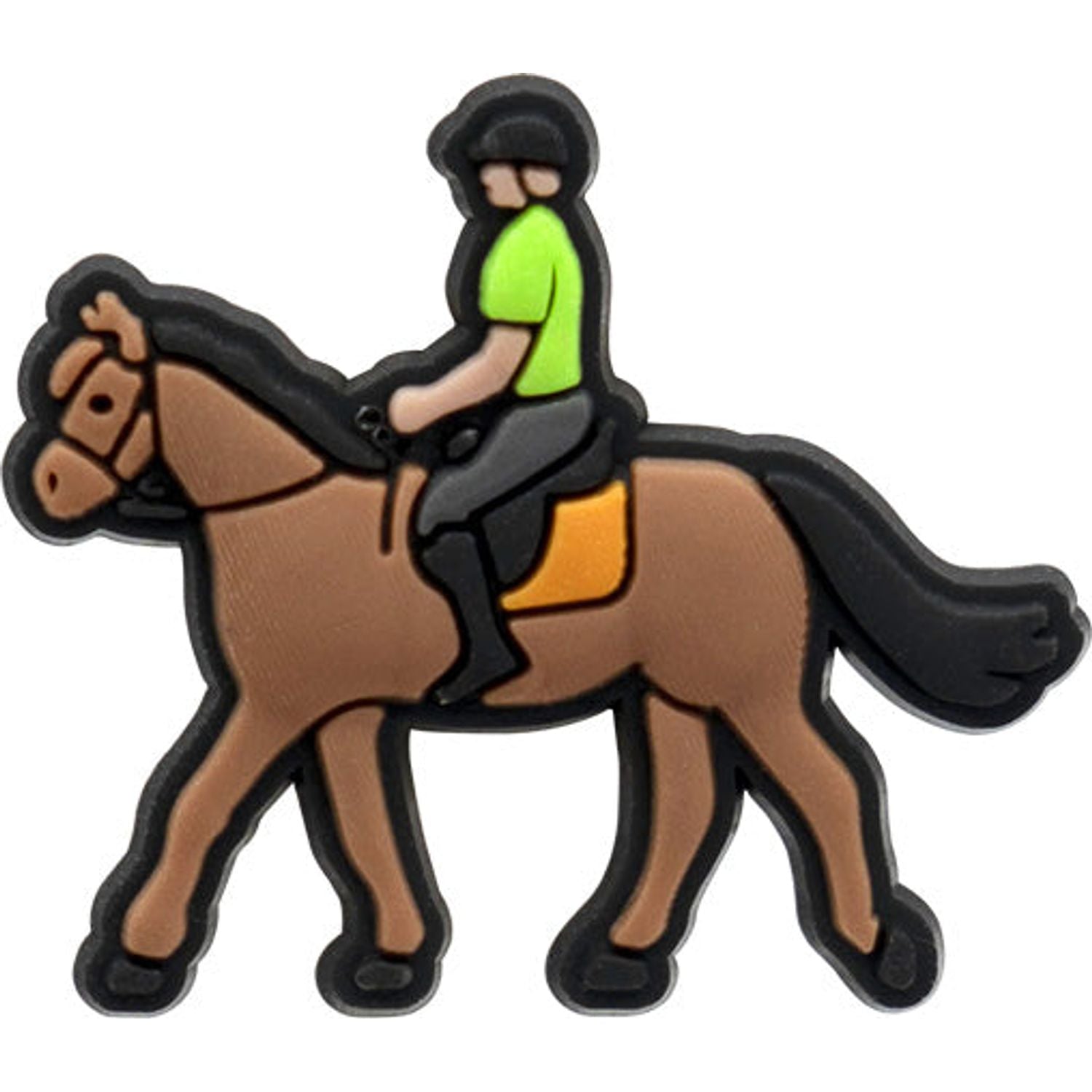 Man Riding A Horse Charm
