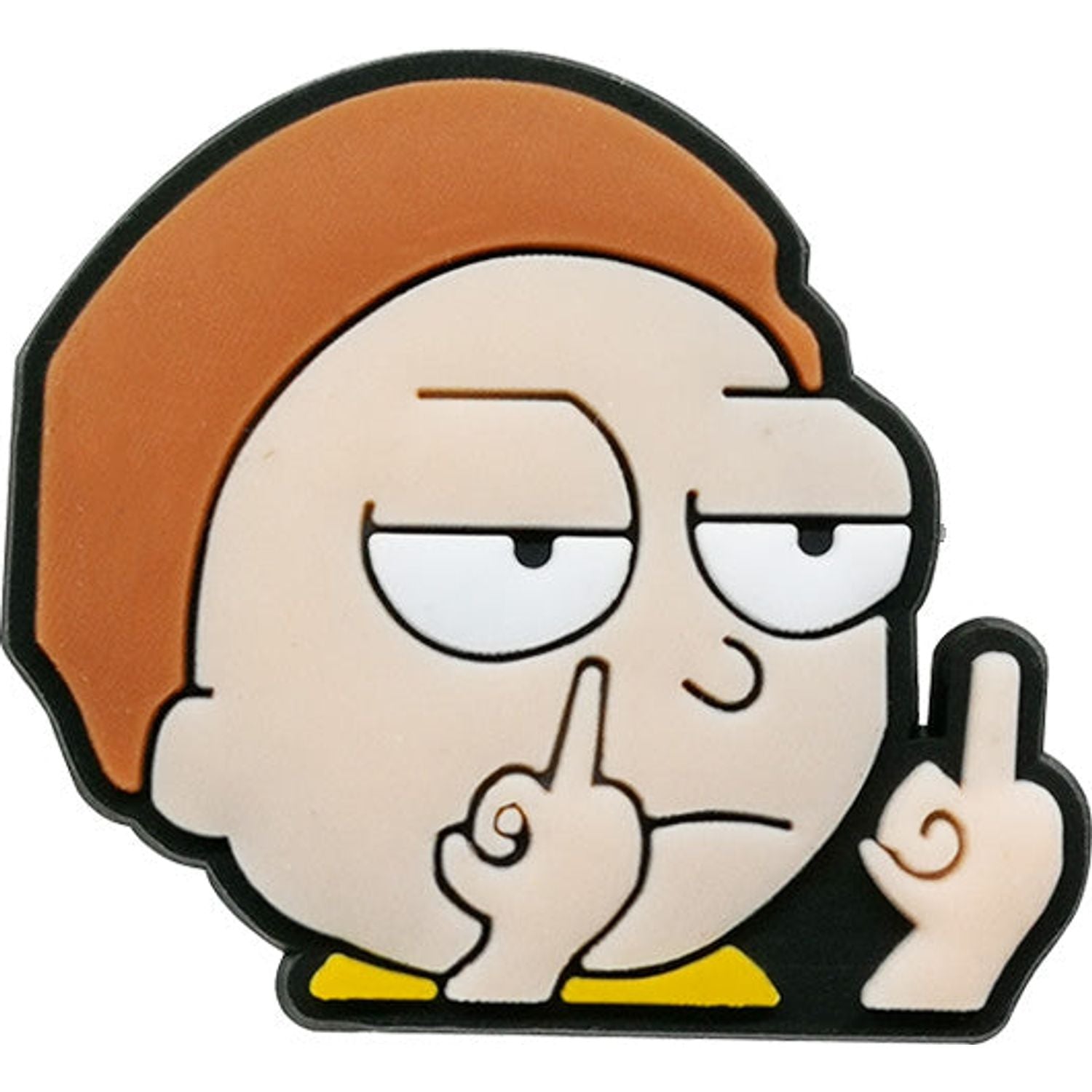Morty Flipping You Off Charm
