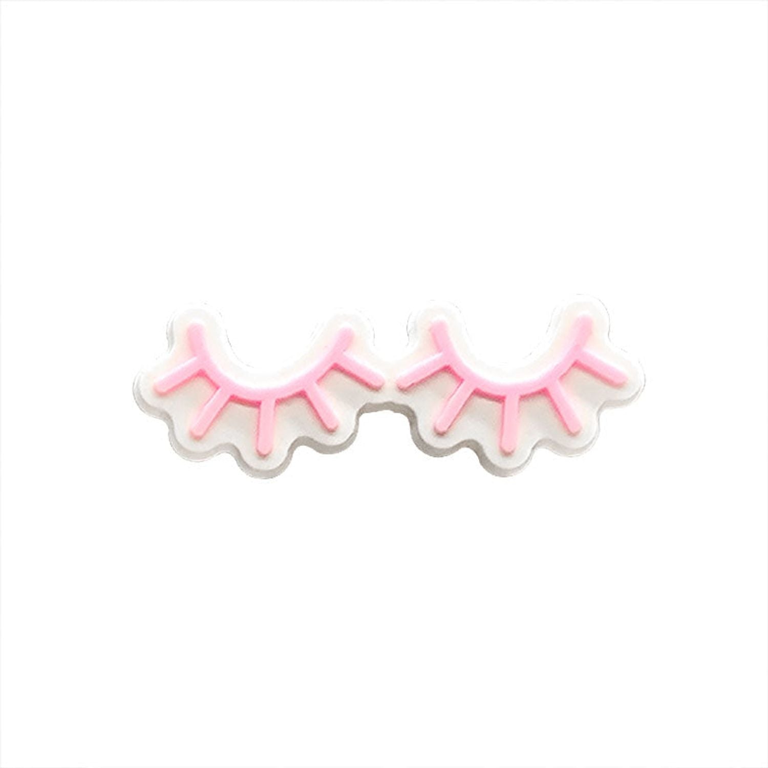 Pink Eyelashes Charm