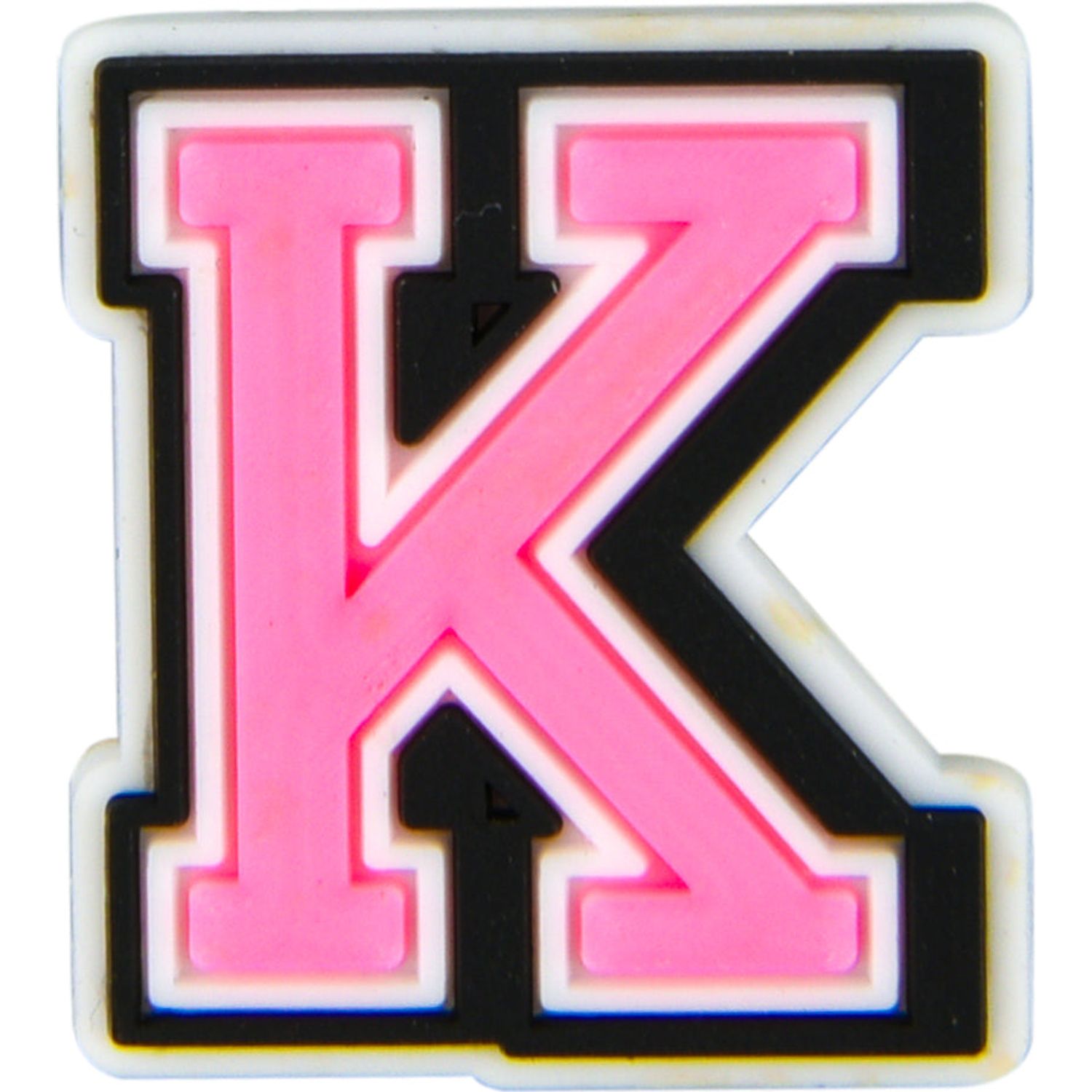 pink K charm