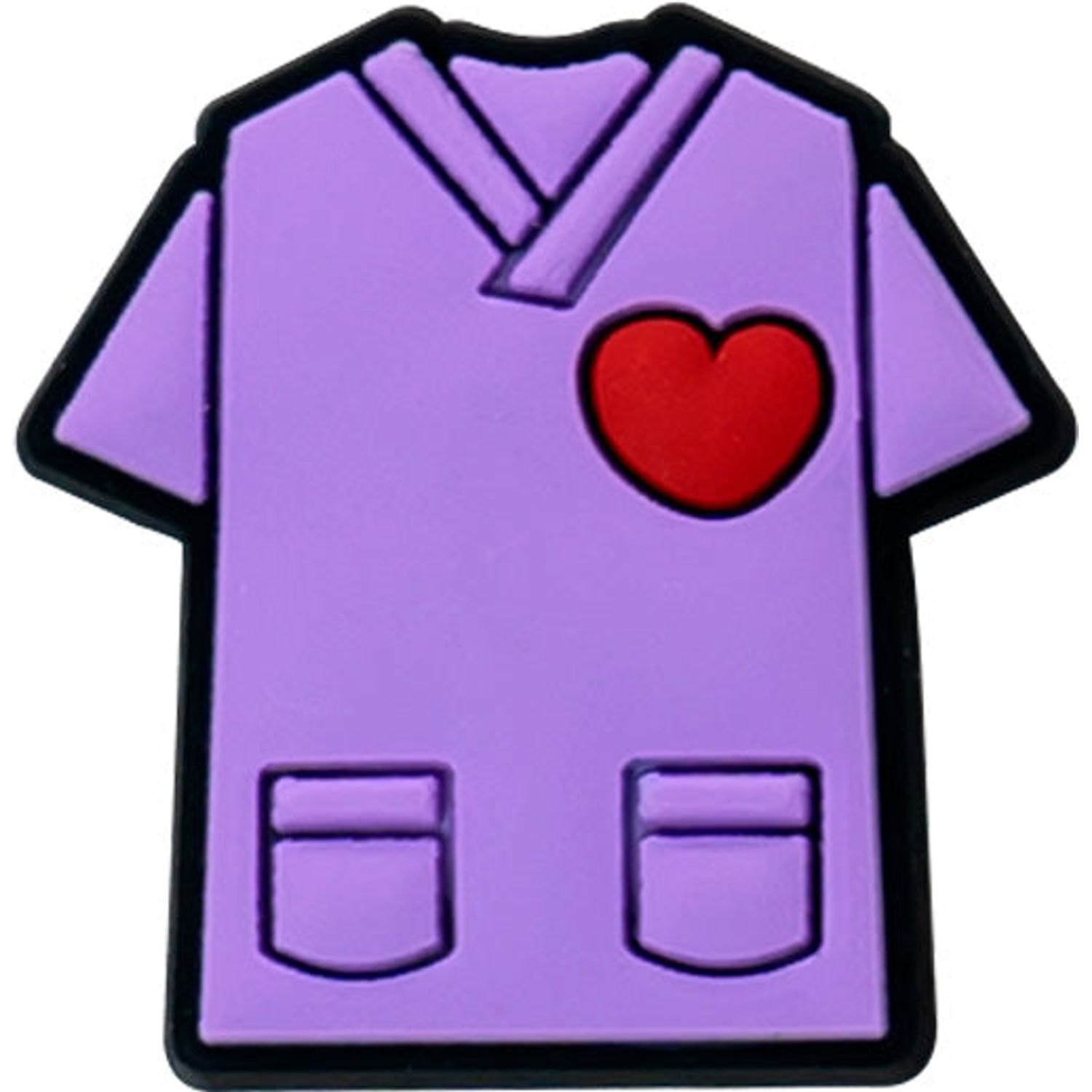 Purple Scrub Charm