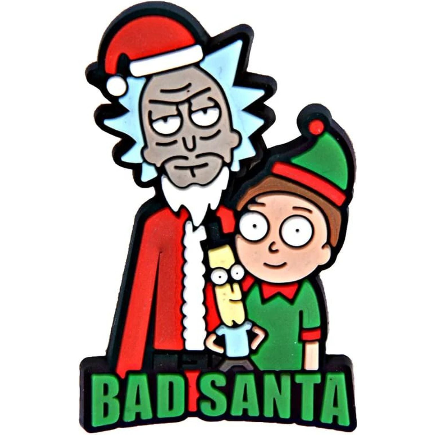 Rick & Morty (Bad Santa) Charm