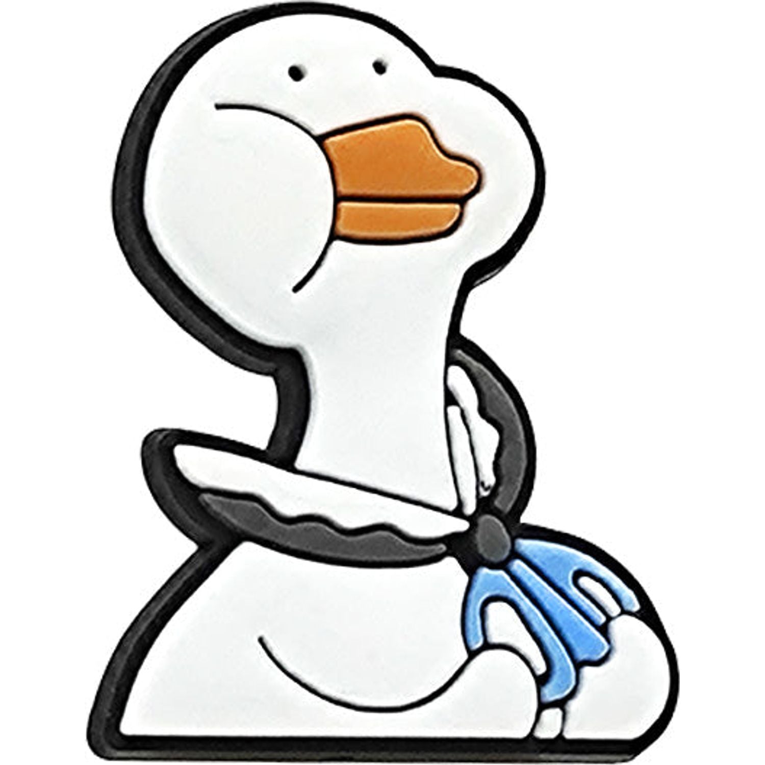 Sad Goose Charm