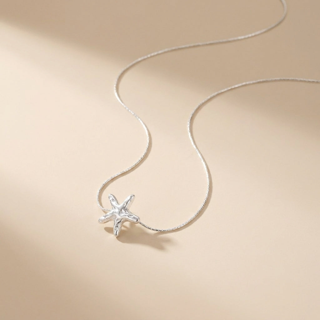 Buy Starfish Pendant Necklace – 925 Sterling Silver - Necklaces at Presentopia