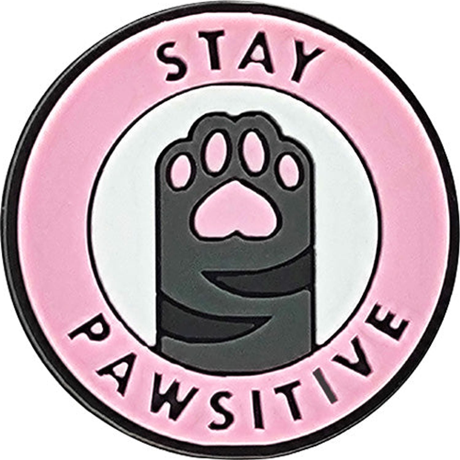 Stay Pawsitive Charm