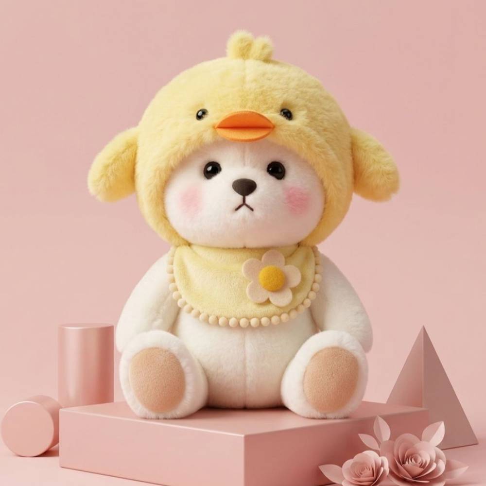 White Love Me Bear - Photo 4 | Presentopia UAE