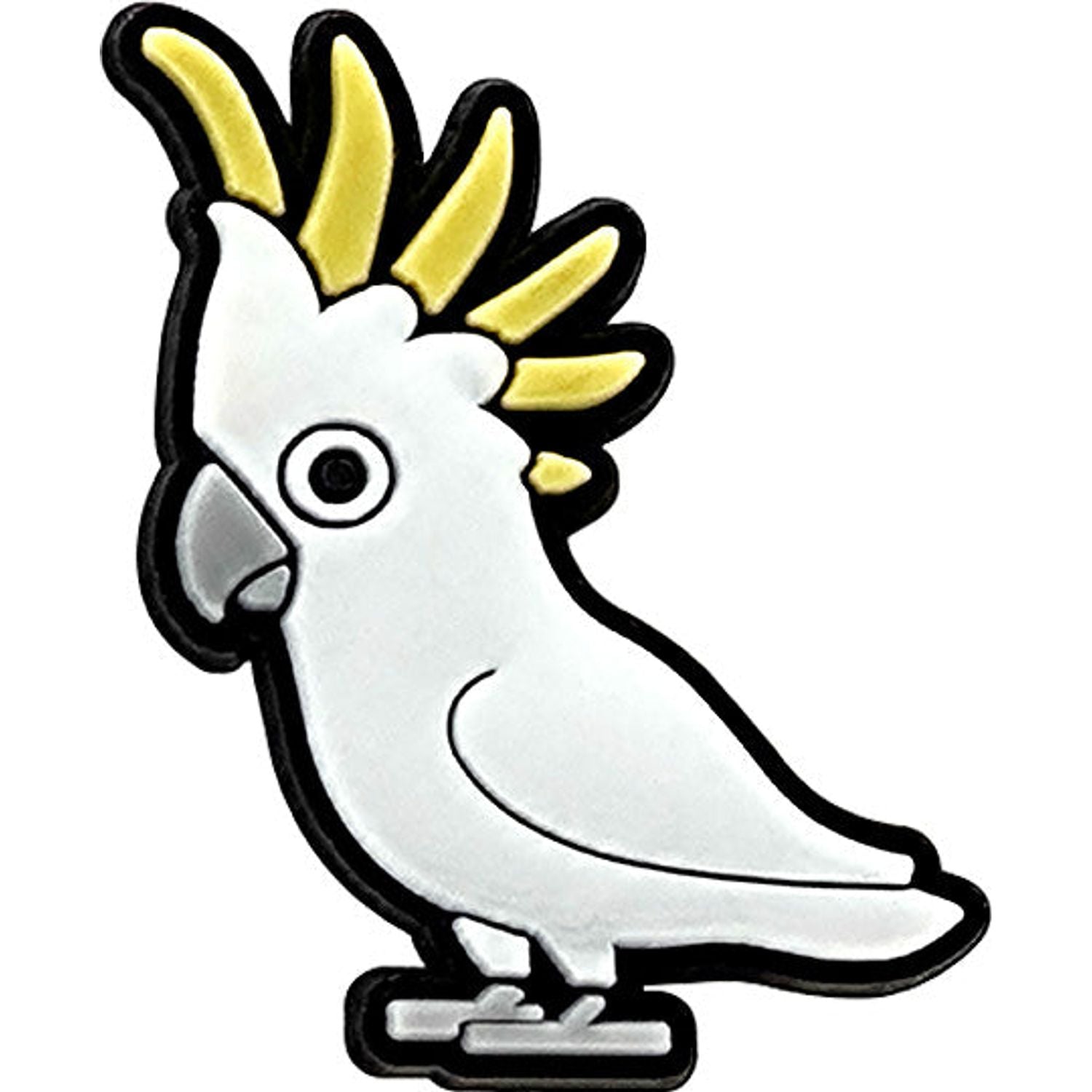 White Parrot Charm