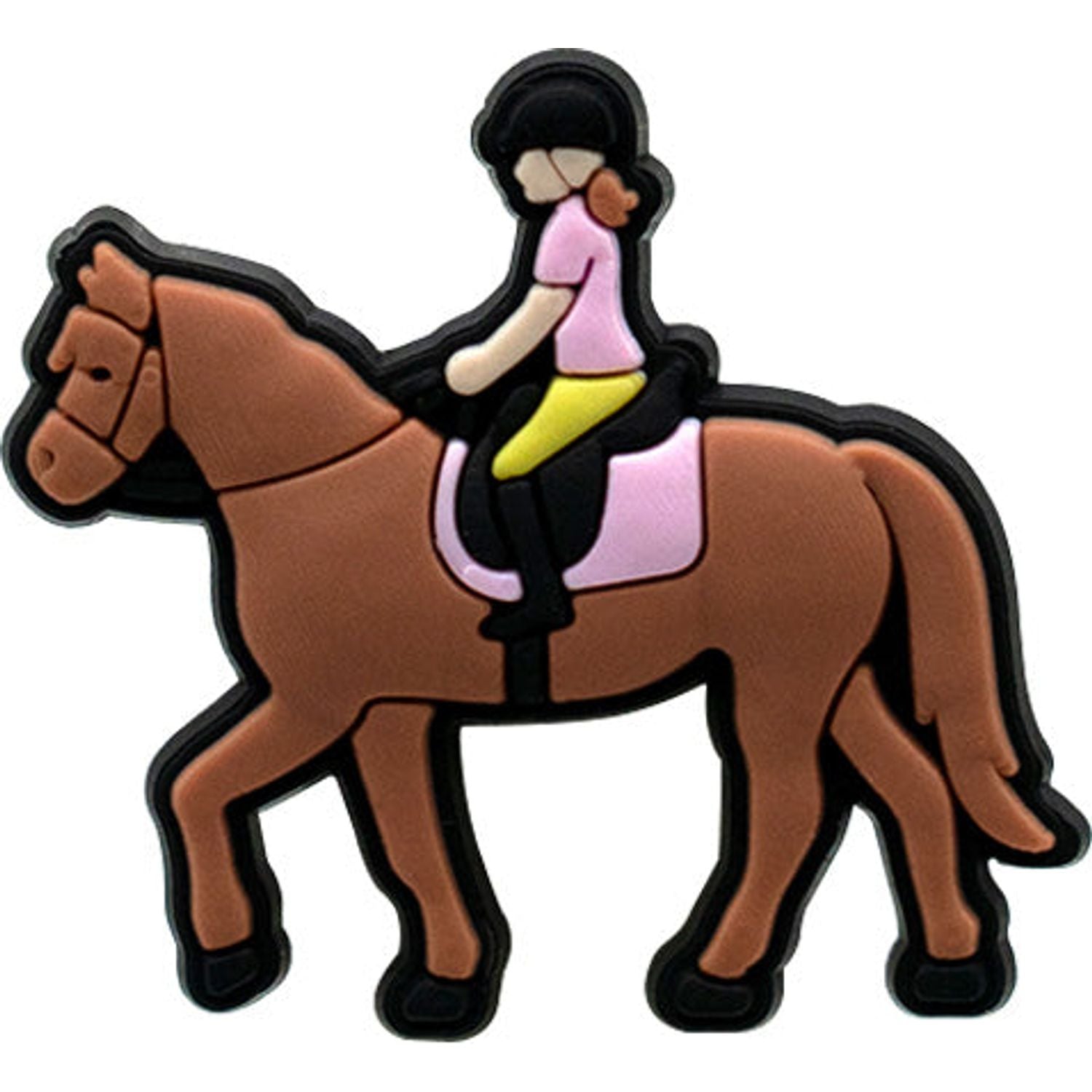 Woman Riding A Horse Charm