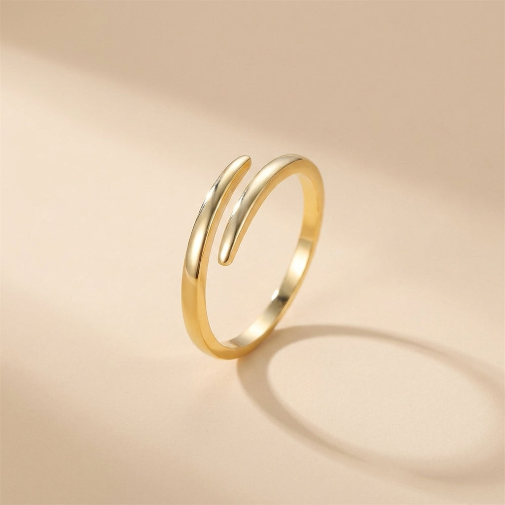 Buy Wraparound Spiral Ring – 925 Sterling Silver, Gold Plated at Pinky Promise